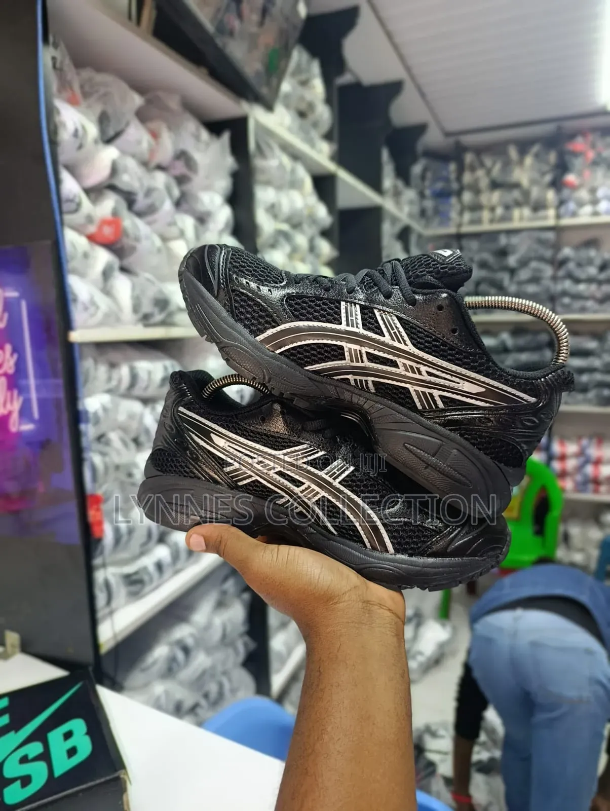 New Balance / Asics Inspired Black Sneakers - Premium Streetwear Shoes