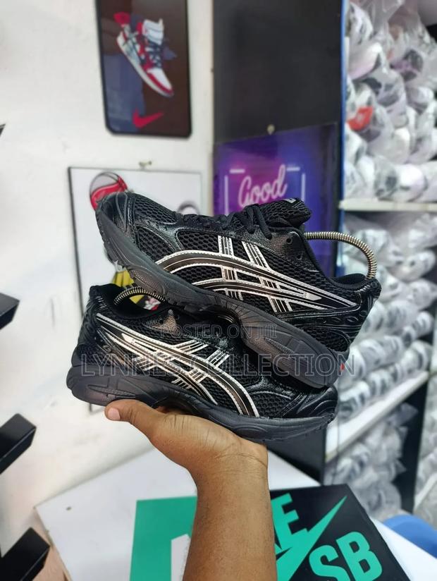 New Balance / Asics Inspired Black Sneakers - Premium Streetwear Shoes - thumbnail 2