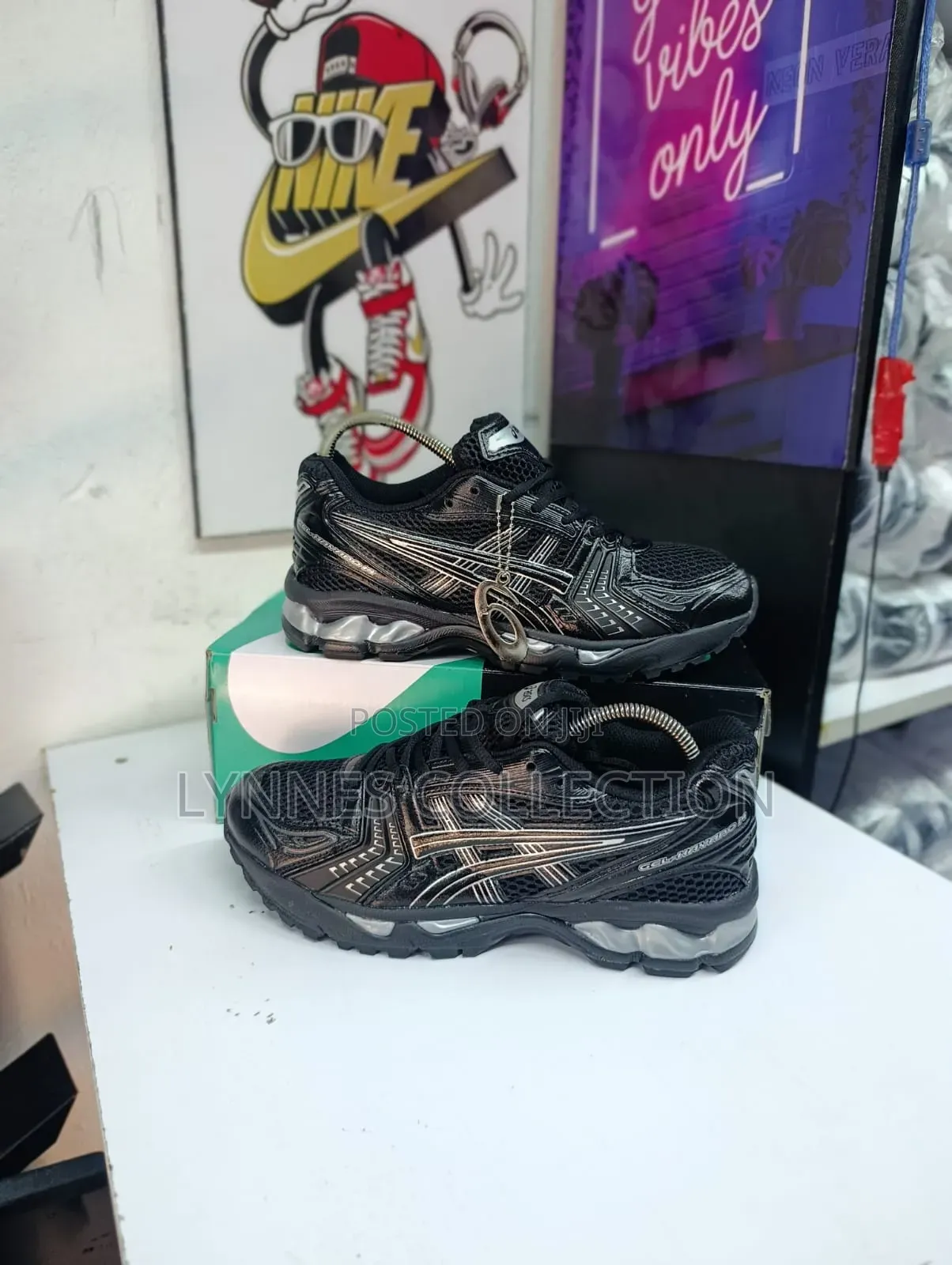 New Balance / Asics Inspired Black Sneakers - Premium Streetwear Shoes