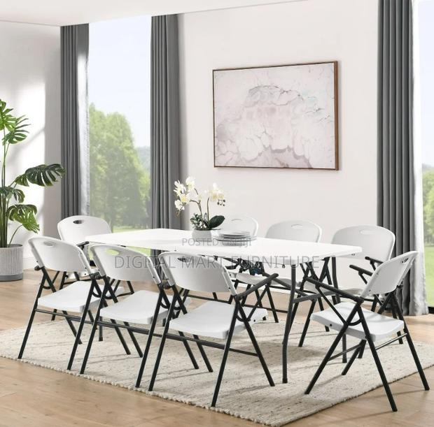 Office Table;180cm Foldable Plastic Table - thumbnail 2