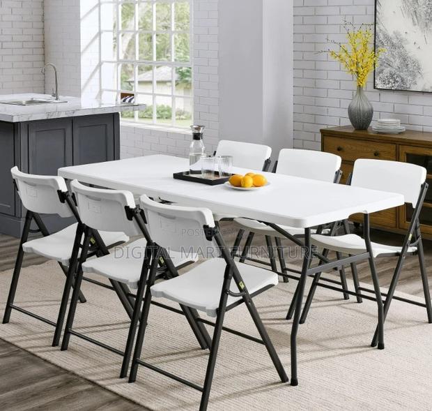Office Table;180cm Foldable Plastic Table - thumbnail 6