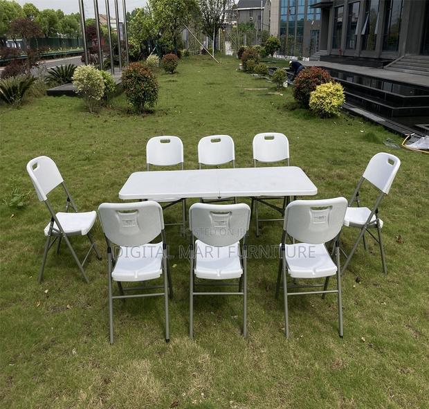 Office Table;180cm Foldable Plastic Table - thumbnail 7