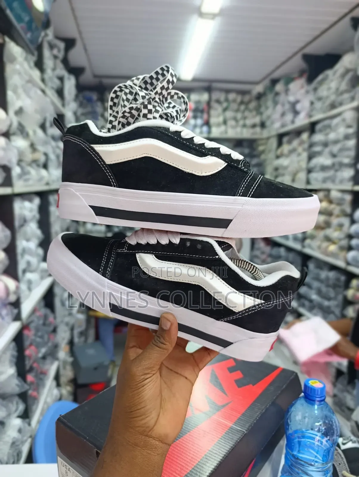 Knu Vans Black/White - Retro Skate Streetwear Sneakers