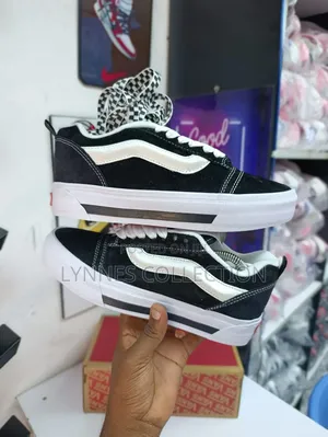 Knu Vans Black/White - Retro Skate Streetwear Sneakers