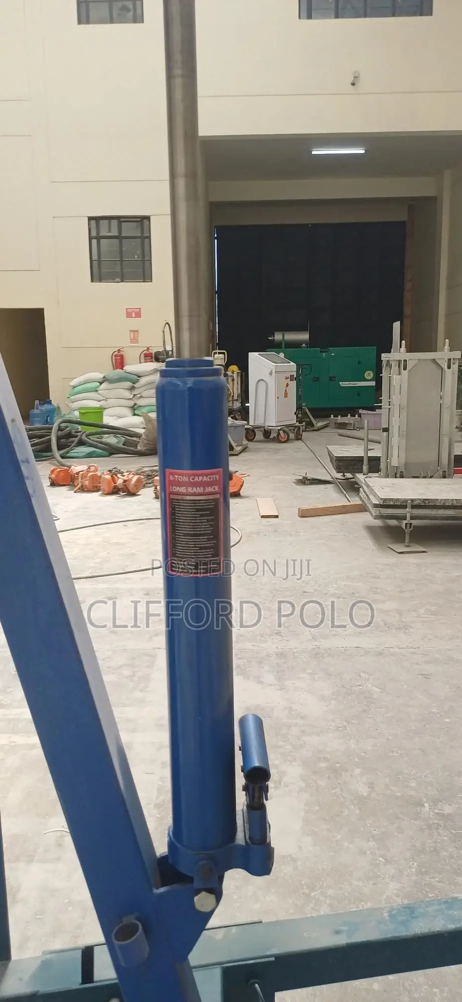 Double Action Hydraulic Long Ram Jack