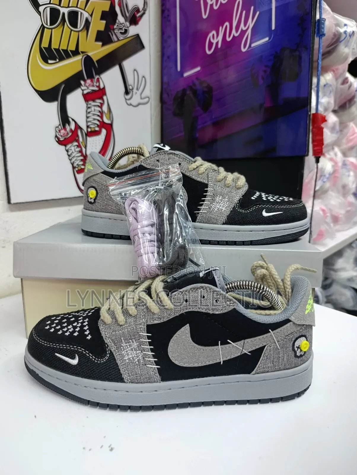 Nike Jordan 1 Low Sb Dunks Gray/Black - Streetwear Sneakers