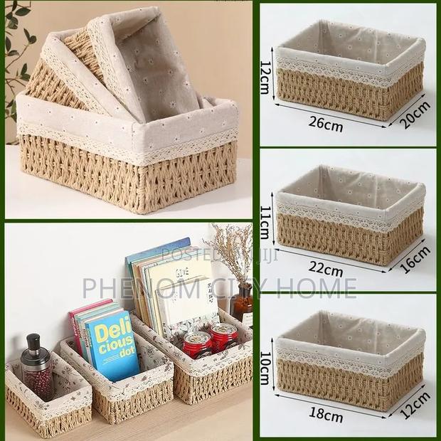 Handcrafted Storage/Decor Baskets - thumbnail 2