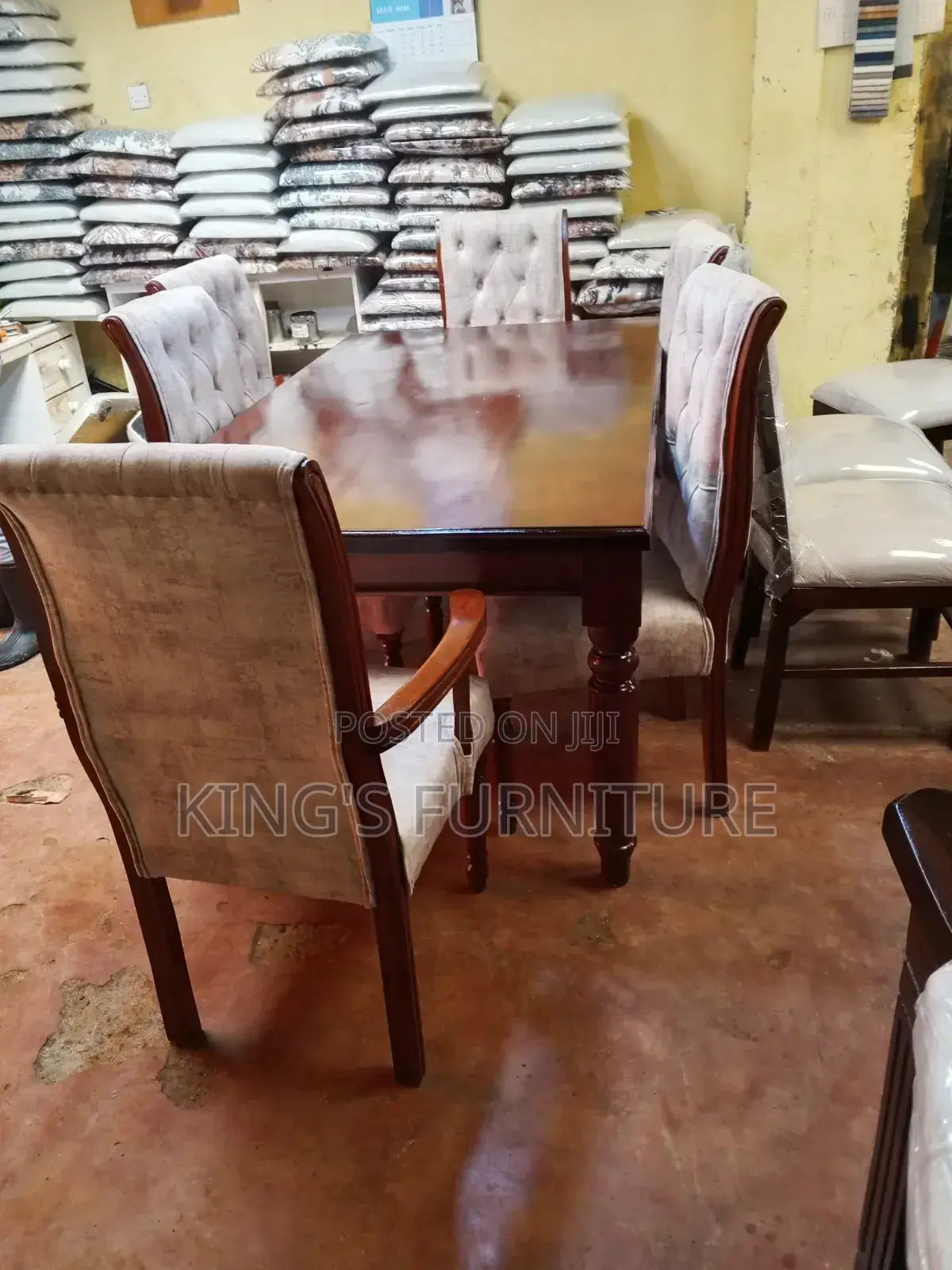 6 Seater Quality Mahogany Dining Table