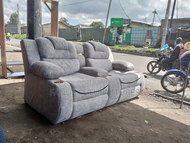 Grey Semi Recliner Seat
