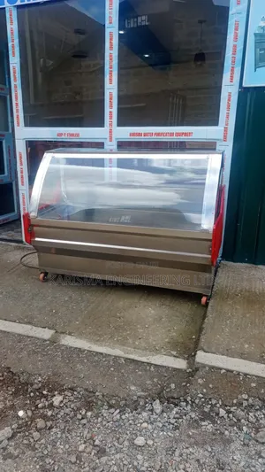 Heavy-Duty Stainless Steel Meat Chiller and Display