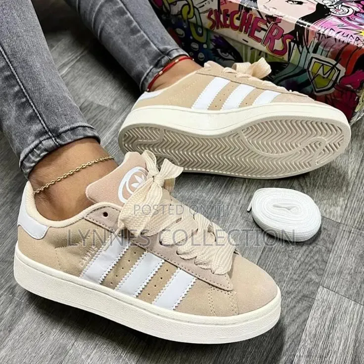 Adidas Campus Cream - Classic Suede Streetwear Sneakers