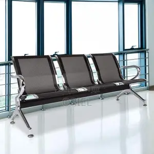 Office Bench : 3-Seat Office Waiting Room Bench