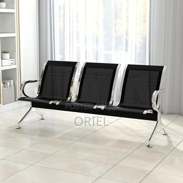 Office Bench : 3-Seat Office Waiting Room Bench - thumbnail 9