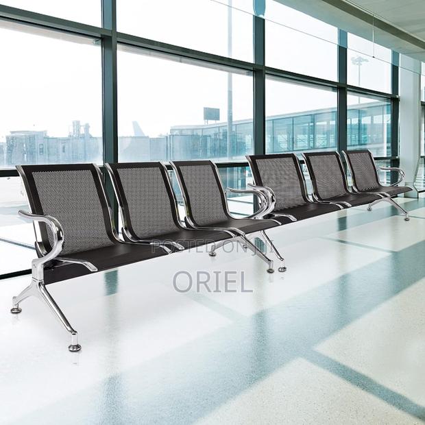 Office Bench : 3-Seat Office Waiting Room Bench - thumbnail 12