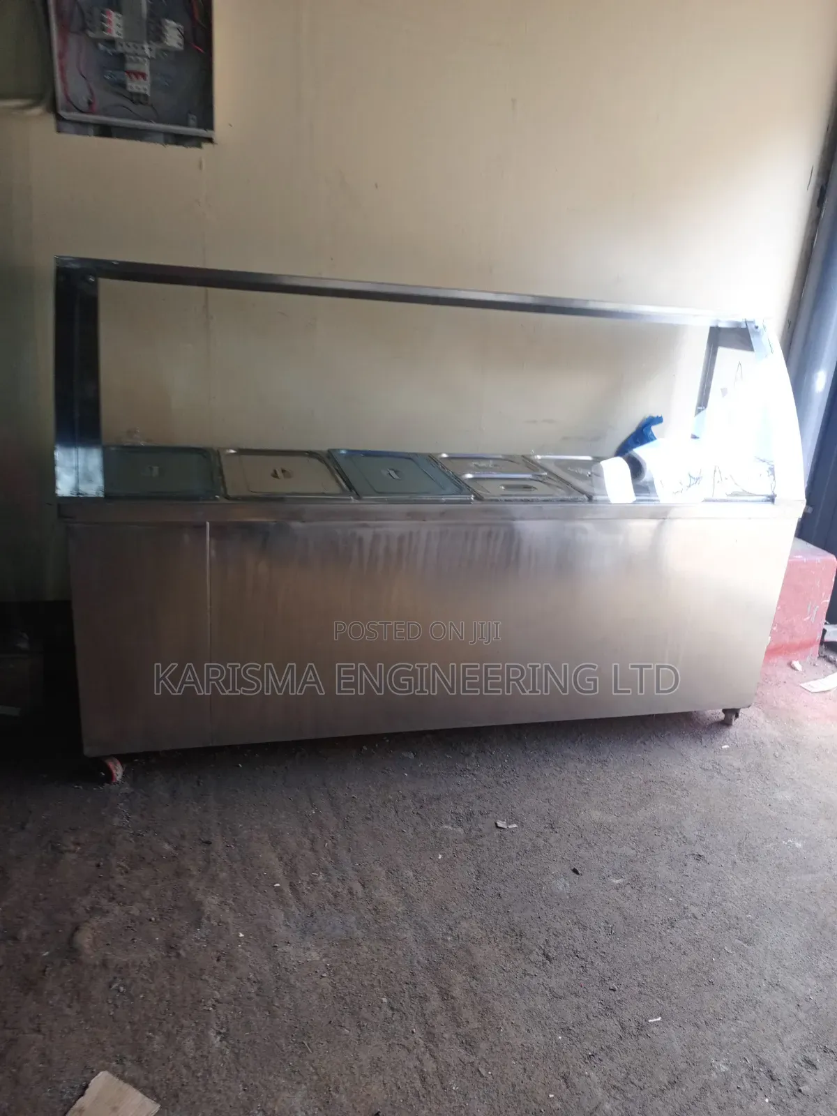 Stainless Steel Electric Food Display