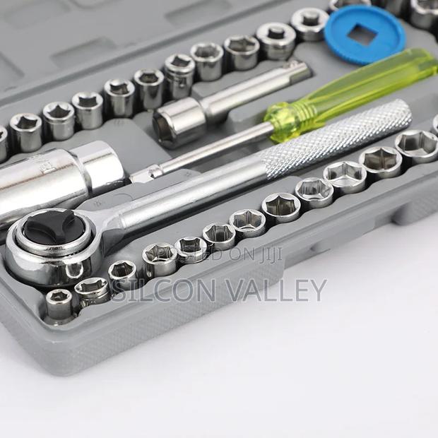 40-in-1 Socket Wrench Set High Steel Drive Ratchet Socket Tool Kit