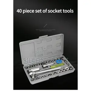 40-in-1 Socket Wrench Set High Steel Drive Ratchet Socket Tool Kit