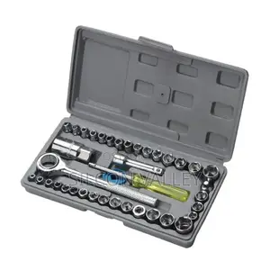 40-in-1 Socket Wrench Set High Steel Drive Ratchet Socket Tool Kit