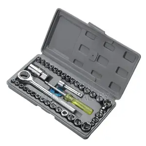 40-in-1 Socket Wrench Set High Steel Drive Ratchet Socket Tool Kit