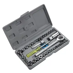 40-in-1 Socket Wrench Set High Steel Drive Ratchet Socket Tool Kit