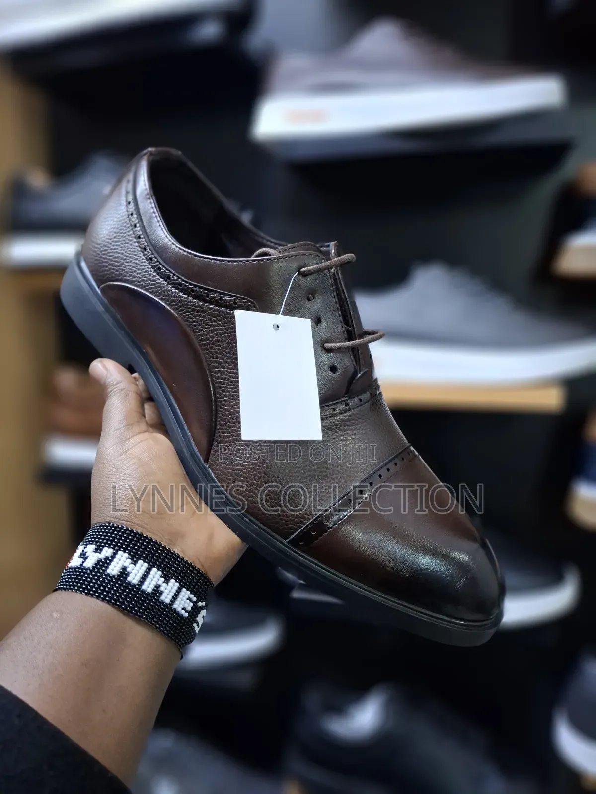 Men Leather Official Shoes Black/Coffee - Premium Formal Footwear