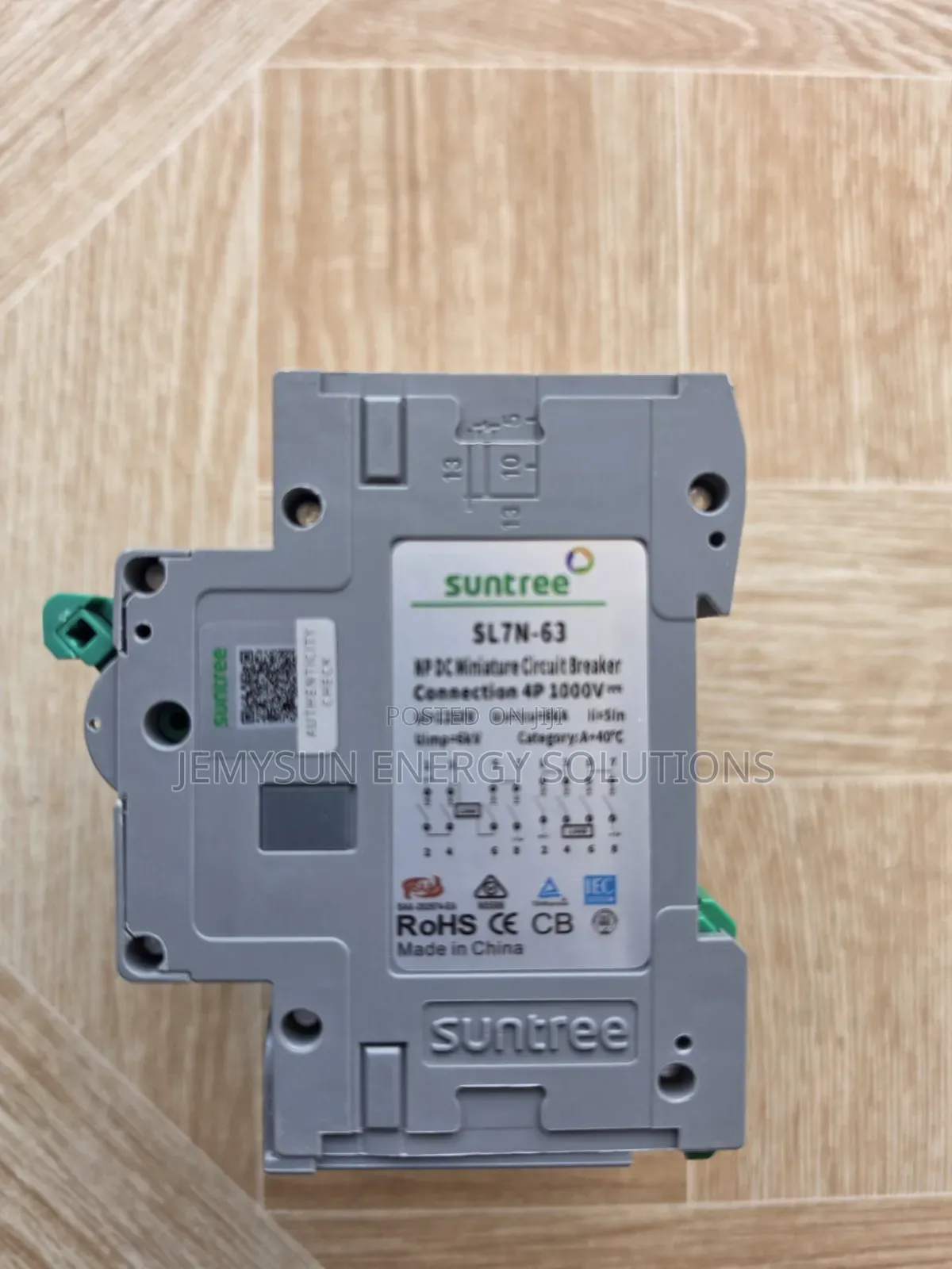 32amps Suntree Sl7n-63 4-Pole 1000v Dc Circuit Breaker