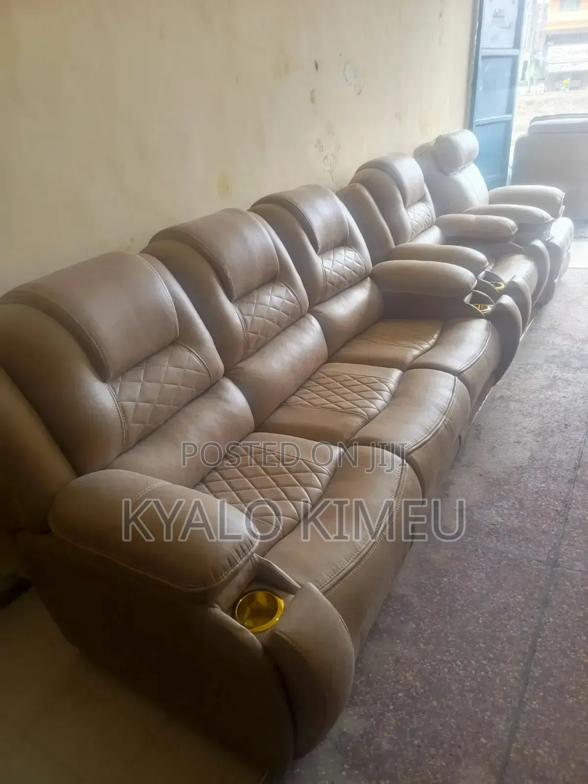 7seater Leather Sofaset 3+2+1+1