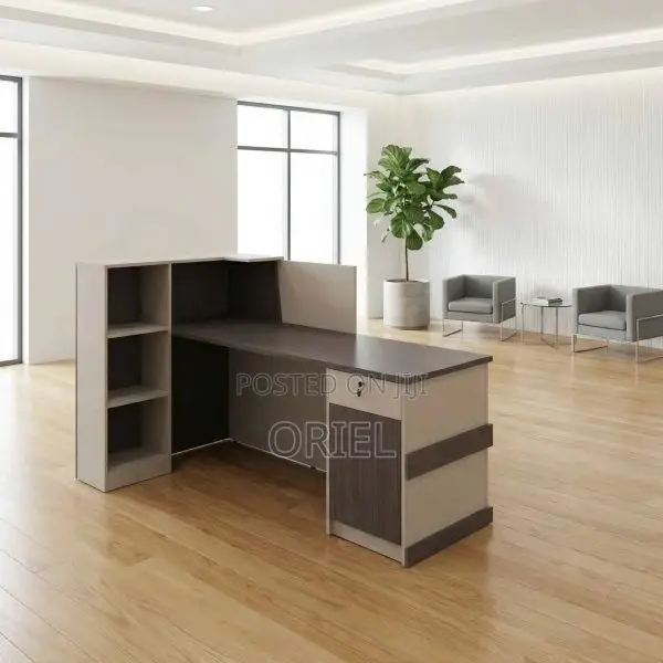 Office Desk : 2400mm Modern Office Reception Desk