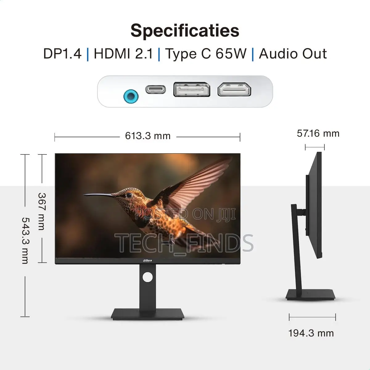 Dahua P301a 27’’ QHD Monitor , 2560*1440 Resolution