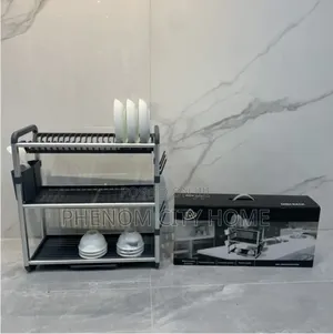 3 Tier Premium Aluminium+Plastic Dishrack
