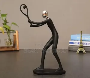Tennis Sculpture Ceramic Decor Piece