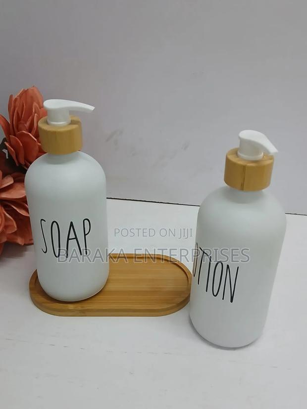 Soap and Lotion Dispenser Set