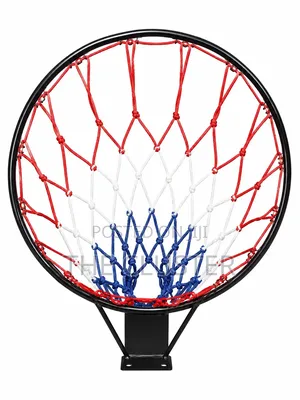Portable Basketball Rim Hoop With Tricolor Net –Basketball Ring