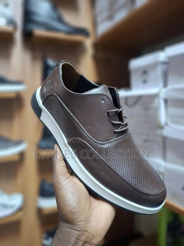 Men Official Low Cut Brown Shoes - Premium Formal Leather Footwear