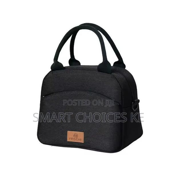 New Half Round Large Capacity Insulation Lunch Bag - thumbnail 3