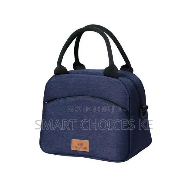 New Half Round Large Capacity Insulation Lunch Bag - thumbnail 4