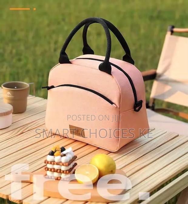 New Half Round Large Capacity Insulation Lunch Bag - thumbnail 5
