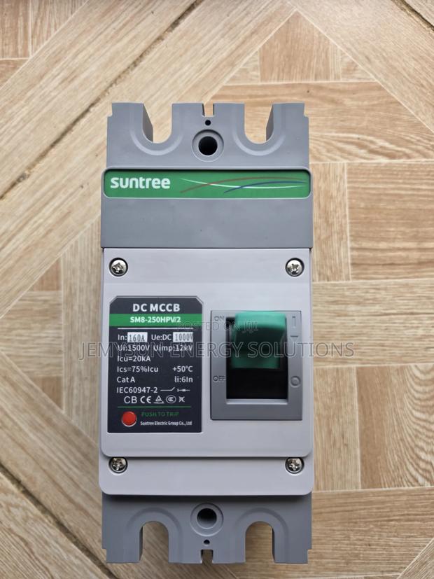 160amps Suntree 1000v Dc McCb Circuit Breaker (Sm8-250hpv/2)