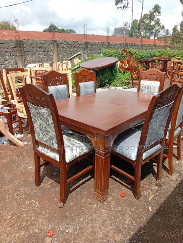 Genteel 6 Seater Dining Table Sets - main view