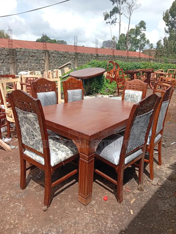 Genteel 6 Seater Dining Table Sets - thumbnail 3
