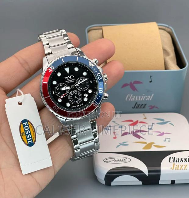 Fossil Fb-03 Fs5767 Chronograph Pepsi Edition - thumbnail 5