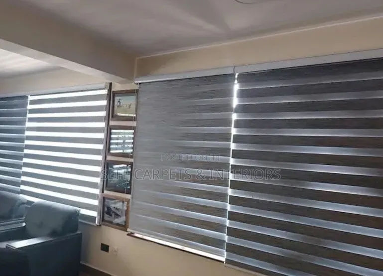 Grey Sheer Roller Blinds