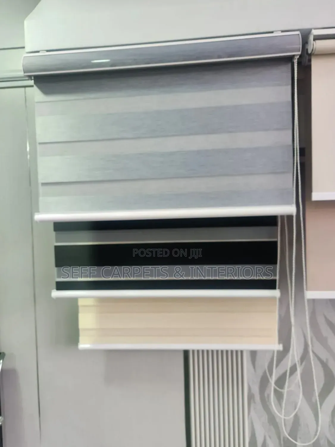 Grey Sheer Roller Blinds