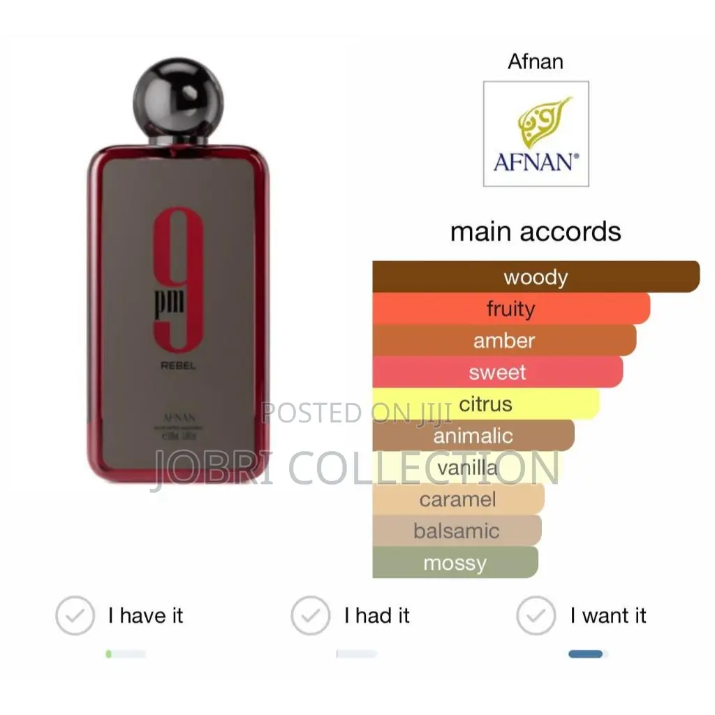 9pm Rebel by Afnan Perfume/Fragrance Available