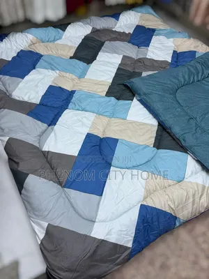Patterned Cotton Binded Duvet Set
