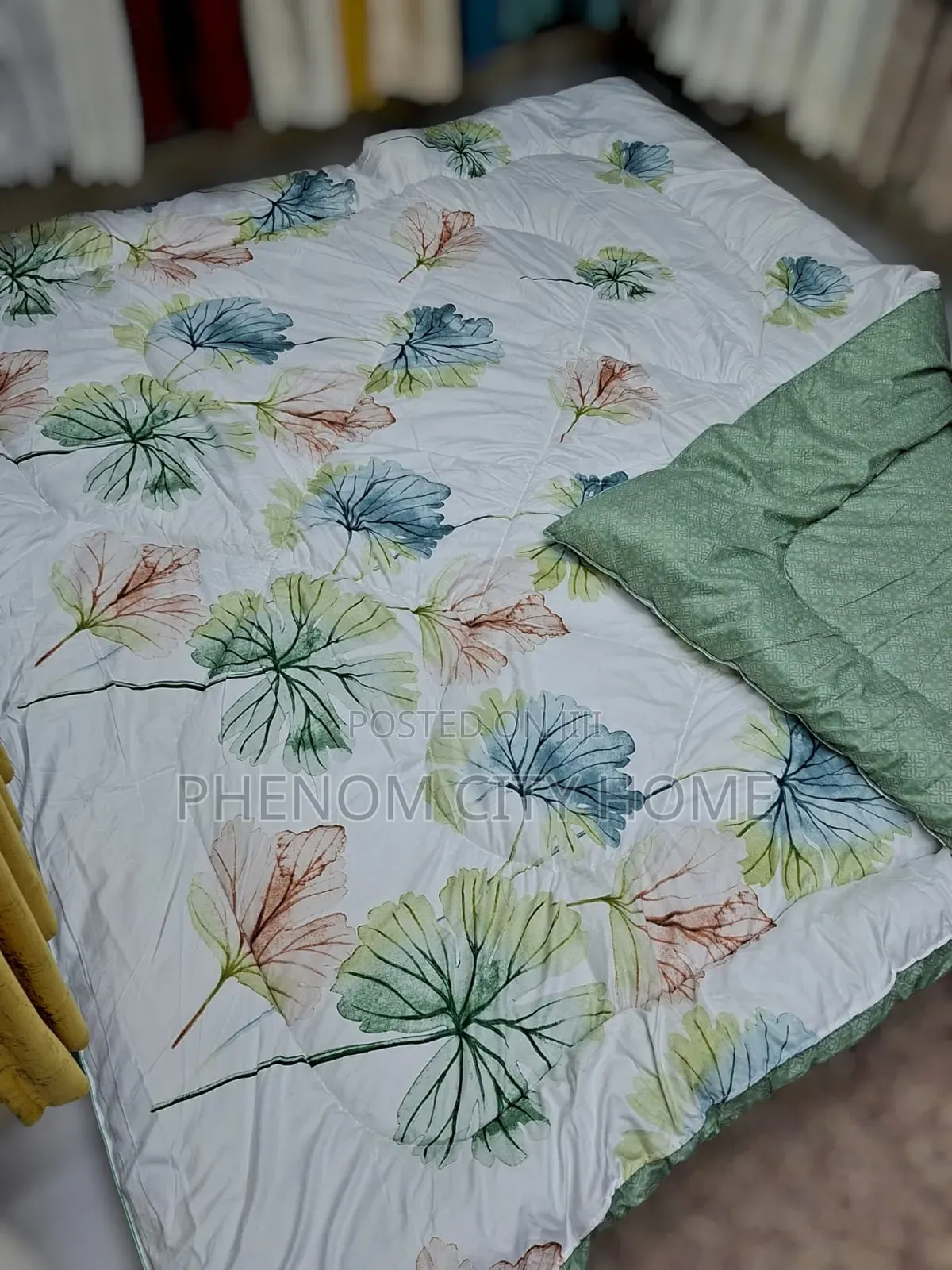 Flowered Binded Warm Cotton Duvets Set