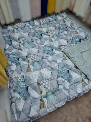 Flowered Binded Warm Cotton Duvets Set