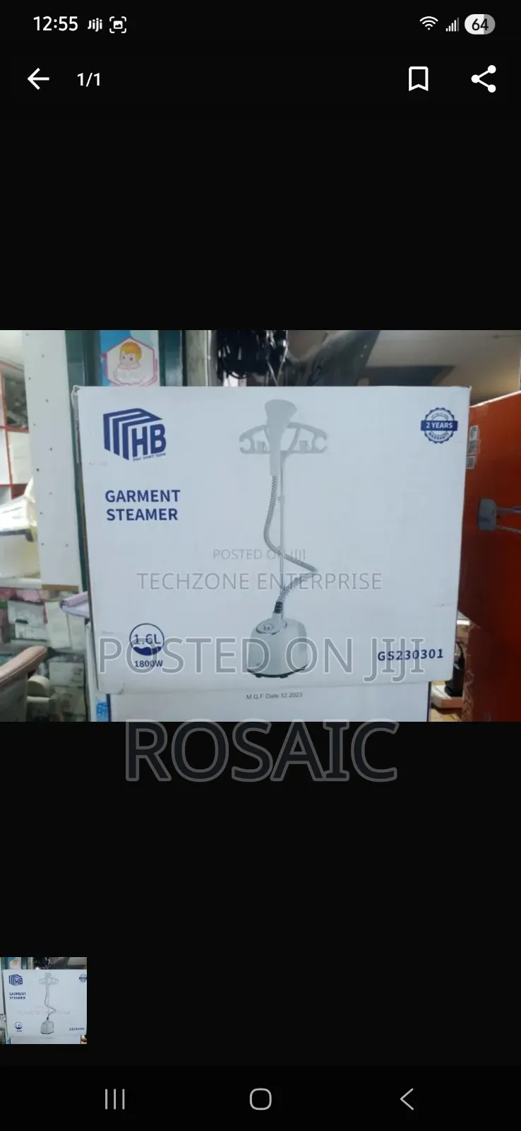 Rebune Stand Garment Steamer