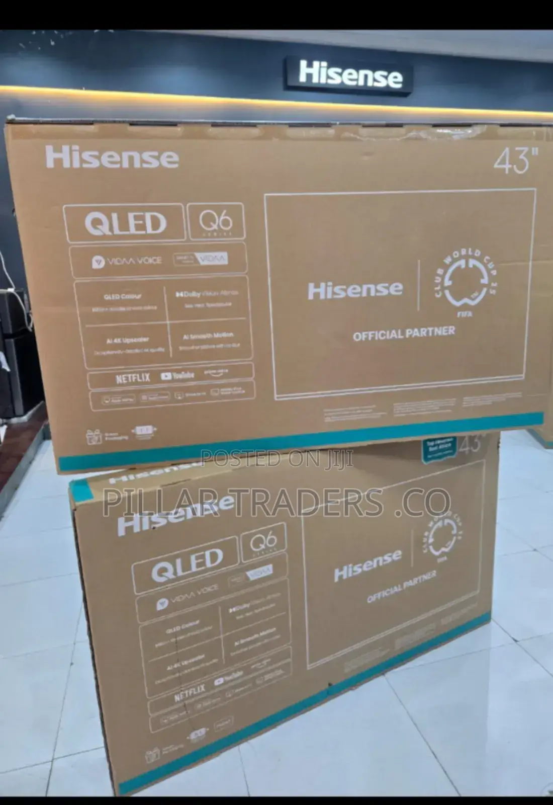 Hisense 43inch A6 Series Uhd Smart Tv-Brand New