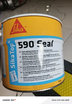 Sikatop 590 Seal Water Plug – Stops Active Water Leaks Fast